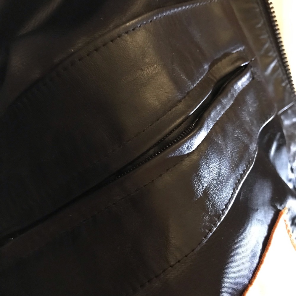 HUGO BOSS jacket. motocross, RARE, leather jacket - Picture 7 of 8